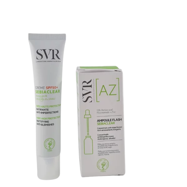 SVR AMPOULE FLASH AZ SEBIACLEAR 30ML+ECRAN SEBIACLEAR SPF50+ OFFERT — 2