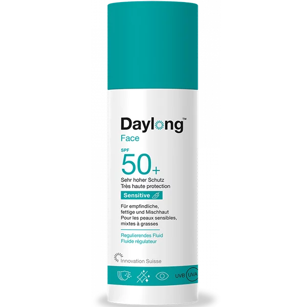 DAYLONG ECRAN SENSITIVE FLUID SPF50+ ANTI-BRILL PMG 50ML