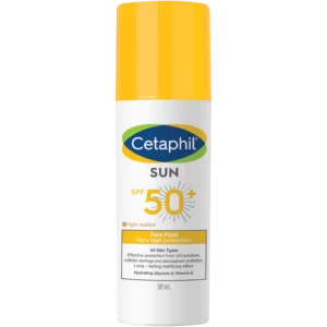 CETAPHIL ECRAN FACE FLUIDE TEINTE LIGHT-MEDIUM SPF50+ 50ML