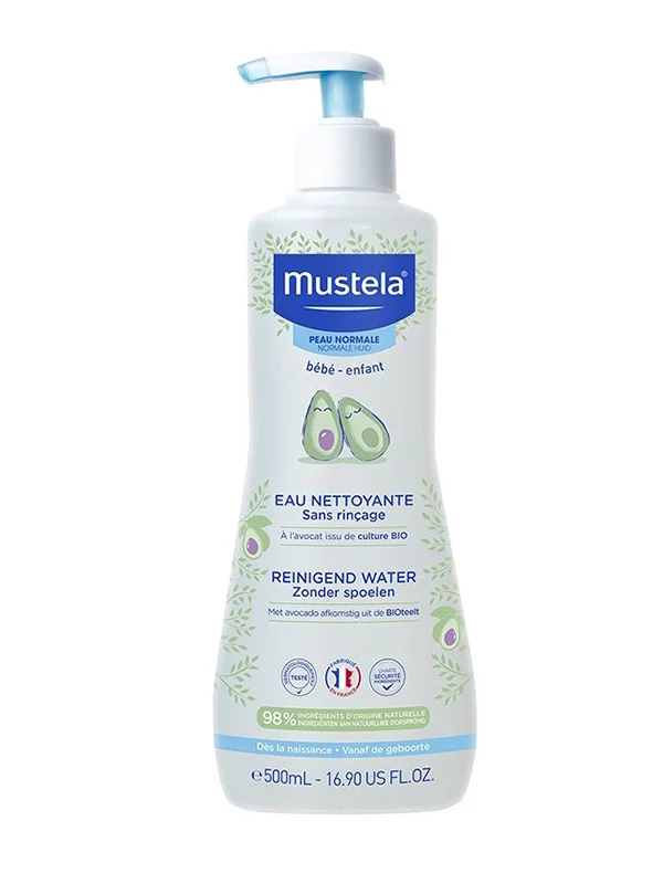 MUSTELA EAU NETT SANS RINCAGE VISAGE + SIEGE 500ML