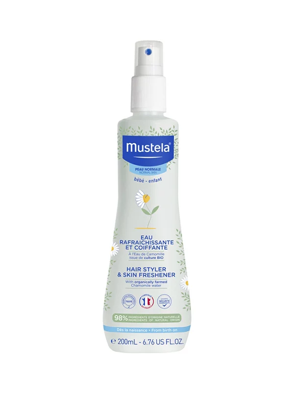 MUSTELA EAU RAFRAÎCHISSANTE ET COIFFANTE CHEVEUX ET CORPS 200ML