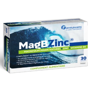 Farmavans MAGBZINC MAGNESIUM MARIN / ZINC / VIT B6 GELULES B/30