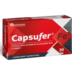 Farmavans CAPSUFER FER /VIT C GELULES B/30