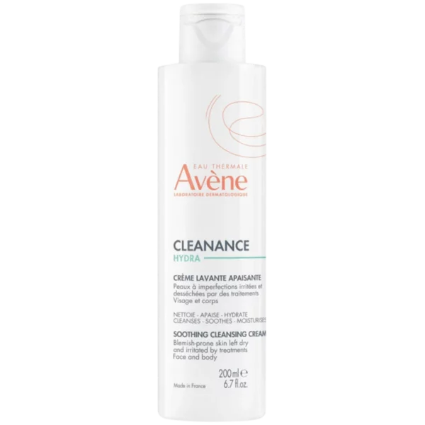AVÈNE CLEANANCE HYDRA CRÈME LAVANTE APAISANTE 200ML