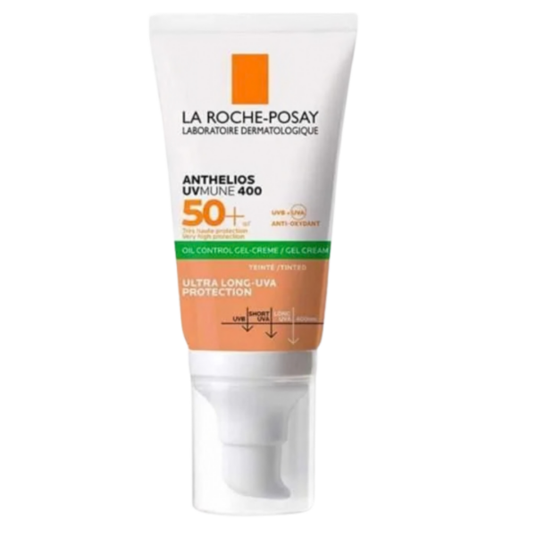 LA ROCHE-POSAY ANTHELIOS UVMUNE400 OIL CONTROL GEL-CR TEINTÉ SPF50+ 50ML