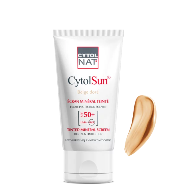 CYTOLNAT CYTOLSUN ECRAN MINERAL SPF50+ BEIGE DORE PNM 50ML