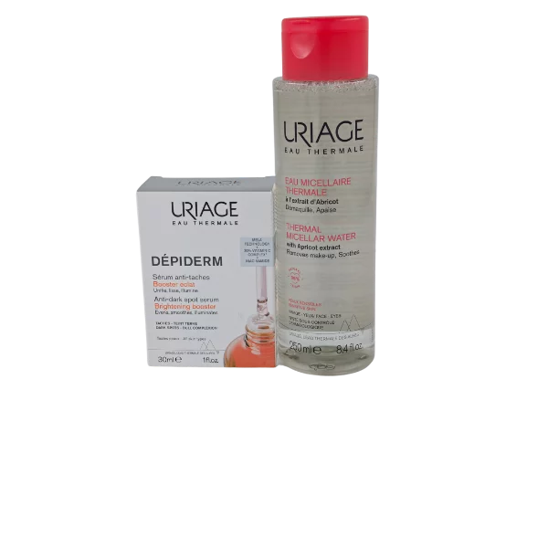URIAGE PACK DEPIDERM  SERUM ANTI -TÂCHES 30ML+EAU MICELLAIRE P/SENSIBLE 250ML