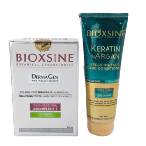 BIOXSINE SHAMP A-CHUTE/PELL 300ML+APRES SHP KERATINE&ARGAN FL/250ML