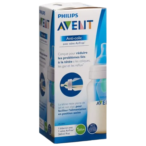 AVENT BIB PC ANTI-COLIQUE 1M+ 260ML