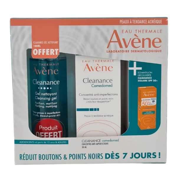 AVENE COMEDOMED+(CLEANANCE GEL 100ML+ECRAN 5ML) OFFERTS