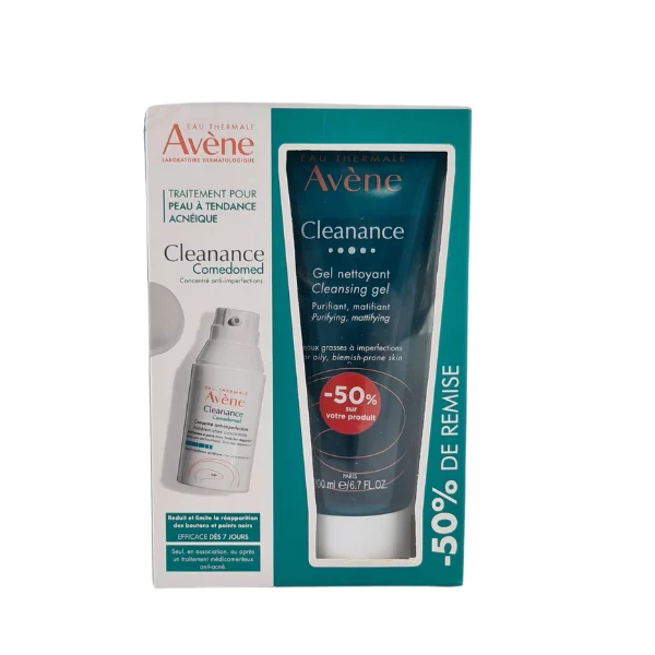 AVENE CLEANANCE PACK COMEDOMED CR 30ML + GEL NETT 200ML -50%