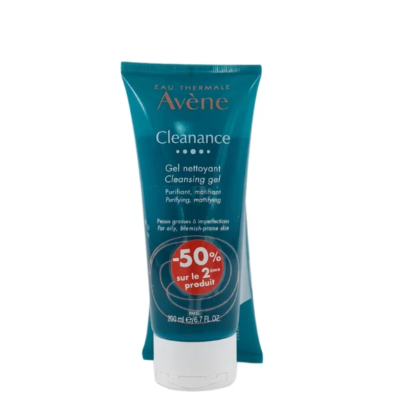 AVENE CLEANANCE GEL NETT 200ML LOT 2 (-50% SUR LE 2EME)