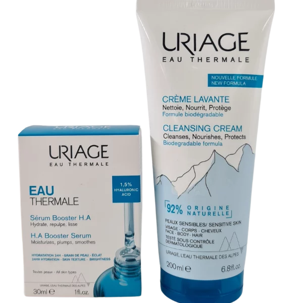 URIAGE EAU THERMAL SERUM BOOSTER H.A 30ML +URIAGE CR LAVANTE 200ML OFFERTE