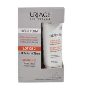 URIAGE DEPIDERM CR MOUSSE NETT ECLAT 100ML LOT2 -50% SUR LE 2EME