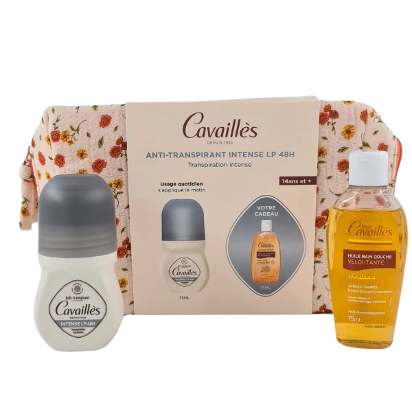 ROGE CAVAILLES DEO ROLL-ON INTENSE LP 48H 50ML + HUILE ET TROUSSE OFFERT