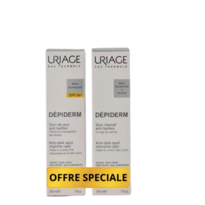URIAGE DEPIDERM SOIN DE JOUR SPF50+ 30ML + SOIN INTENSIF 30ML ANTI-TACHES