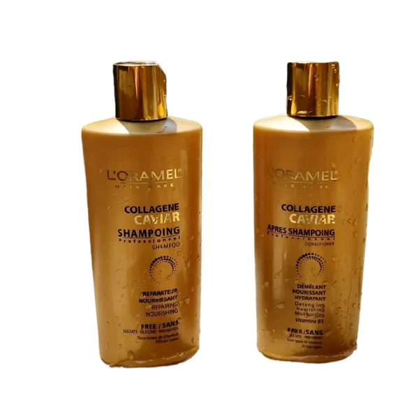 LORAMEL SHAMP COLLAGENE+CAVIAR 300ML+ APRES SHAMP 300ML