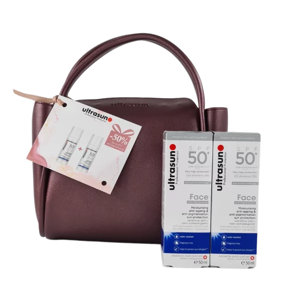 ULTRASUN SAC 2 ECRAN FACE GEL ANTI-PIGM SPF50+ 50ML -50% SUR LA 2EME