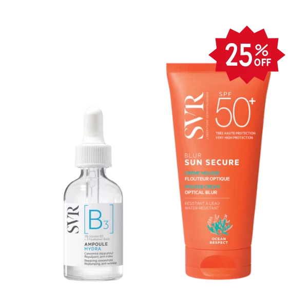 SVR TROUSSE AMPOULE B3 + ECR SUN SECURE BLUR SPF 50+ (-25%) — 2