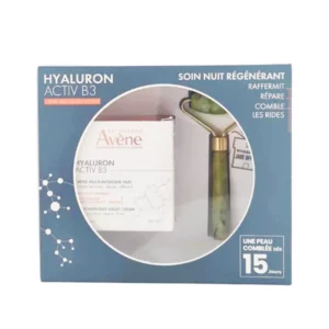 AVENE HYALURON ACTIV B3 CR NUIT ANTI-RIDES 40ML+ROULEAU EN JADE OFFERT