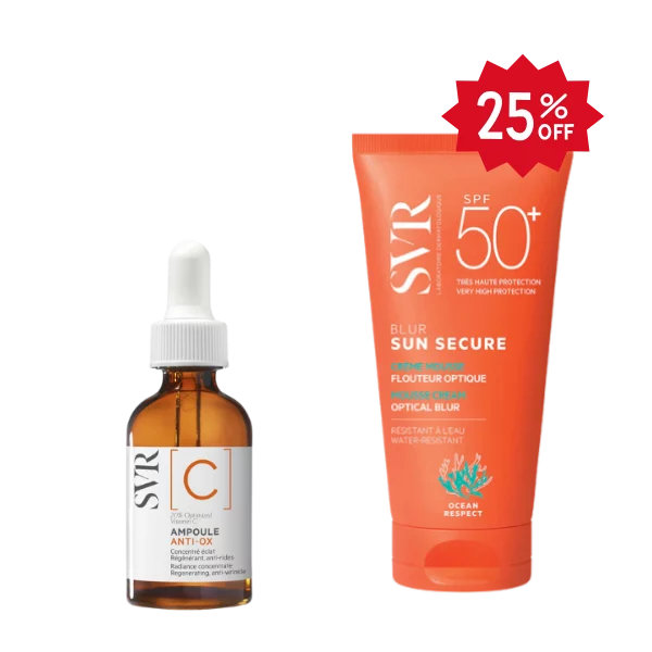 SVR TROUSSE AMPOULE C+ECR SUN SECURE BLUR SPF 50+ -25% — 2