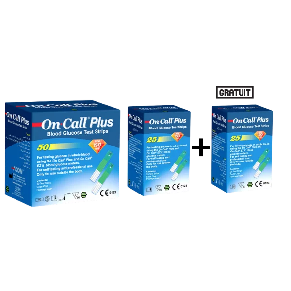 ON CALL PLUS COFF 100 BANDELETTES (25 GRATUITES)