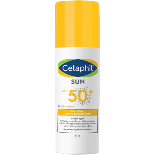 CETAPHIL PACK ECRAN FACE FLUIDE TEINTEE SPF50+ + CETAPHIL GENTLE SKIN 236ML GRATUIT — 2