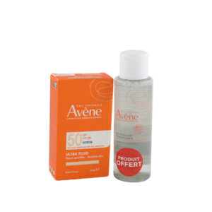 Avene Ultra Fluid SPF50+ 50ml avec Eau Micellaire 100ml offerte