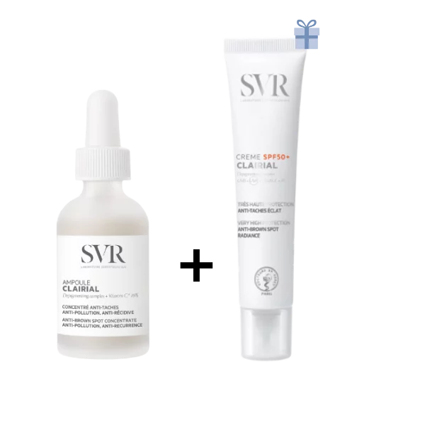 SVR PACK AMPOULE CLAIRIAL ANTI-TACHE 30ML + ECRAN CLAIRIAL SPF50+ (OFFERT)