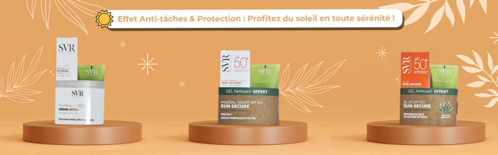 Packs Complets de Soins Visage et Protection Solaire SVR
