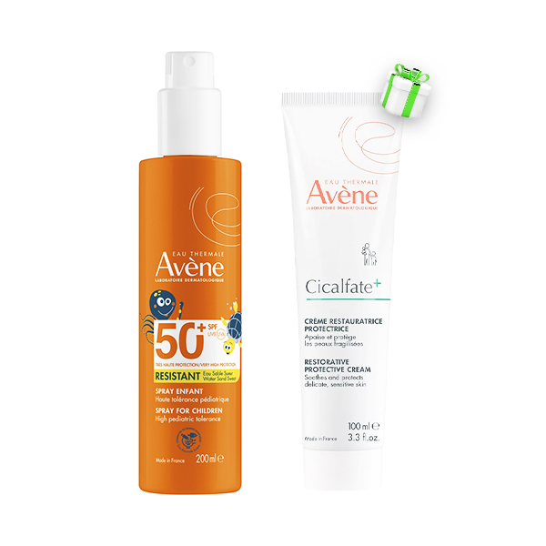 AVENE ECRAN SPRAY ENFANT SPF50+ 200ML + CICALFATE CREME 40ML OFFERTE