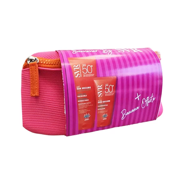 SVR PACK ECRAN SUN SECURE LAIT CORPS HYDRATANT INVI SPF50+250ml+SVR ECRAN BLUR 50ML (BANANA OFFERTE)