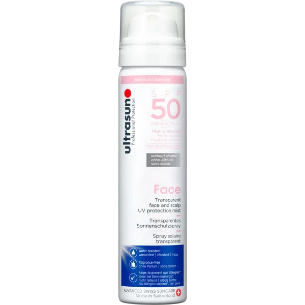 ULTRASUN FACE & SCALP UV PROTECTION SPRAY SPF50 75ML