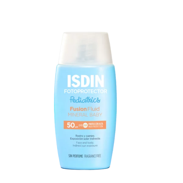 ISDIN FOTO PROTECTOR FUSION FLUID MINERAL POUR BÉBÉ SPF 50+ 50 ML