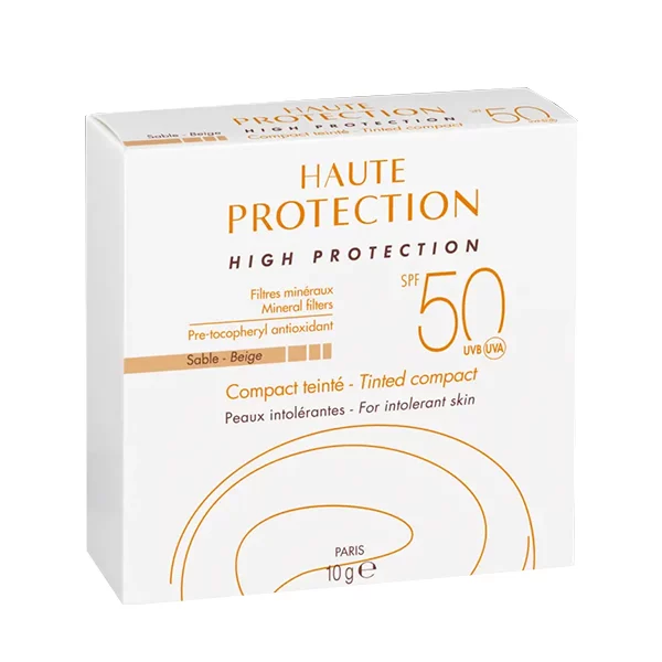 AVENE ECRAN COMPACT SABLE BEIGE 50+ 10GR
