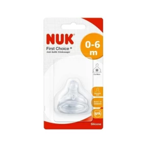 NUK Tétine First Choice+ 0-6M - Lot de 2 tétines