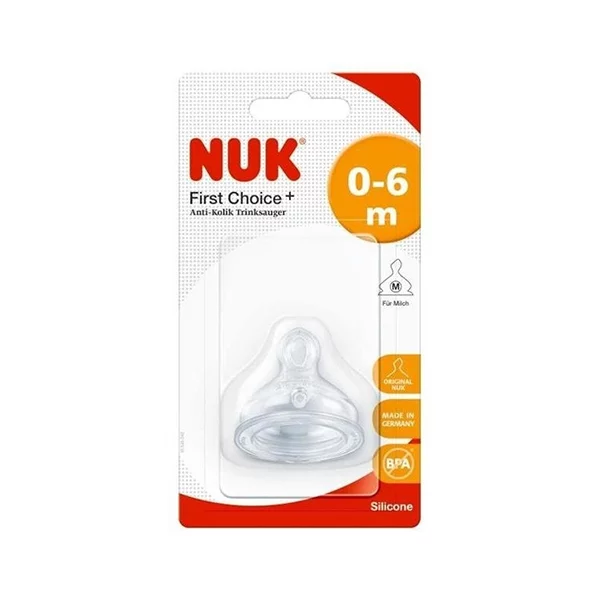 NUK Tétine First Choice+ 0-6M - Lot de 2 tétines