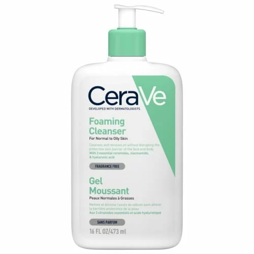 CERAVE GEL MOUSSANT PEAUX NORMALES A GRASSE 473ML
