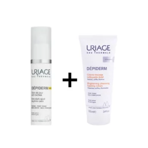 URIAGE DEPIDERM SOIN DE JOUR SPF50+ 30ML + CRÈME MOUSSE NETTOYANTE 100ML ANTI-TACHES