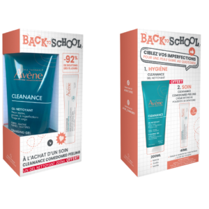 Avène Cleanance Comedomed peeling 40ml+Cleanance gel nettoyant 200ml offert