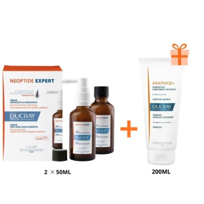 Pack Ducray Neoptide Expert : 2 Sérums + Shampooing Anti-Chute Offert