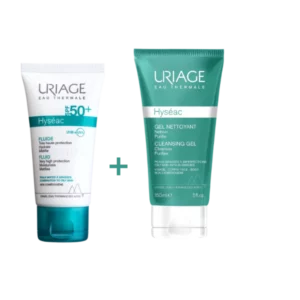 URIAGE PACK HYSEAC ECRAN FLUID 50ML+ HYSEAC GEL NETTOYANT 150ML