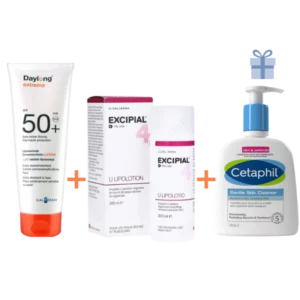 DAYLONG EXTREME ECRAN 100ML+EXCIPIAL U4+GENTLE SKIN 236ML (GRATUIT)