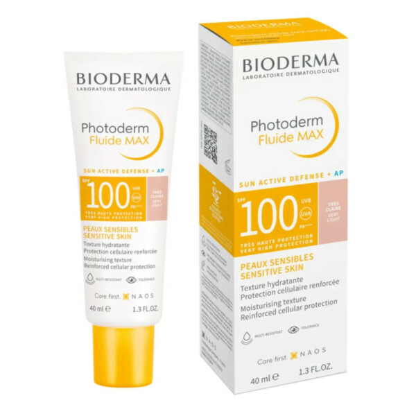 BIODERMA PHOTODERM ECRAN FLUIDE MAX TEINTE CLAIR SPF100 40ML