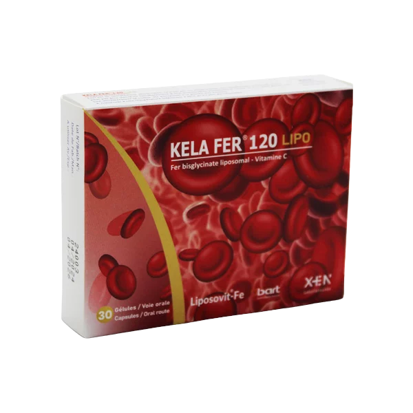 KELA FER 120 LIPO GELULES B/30