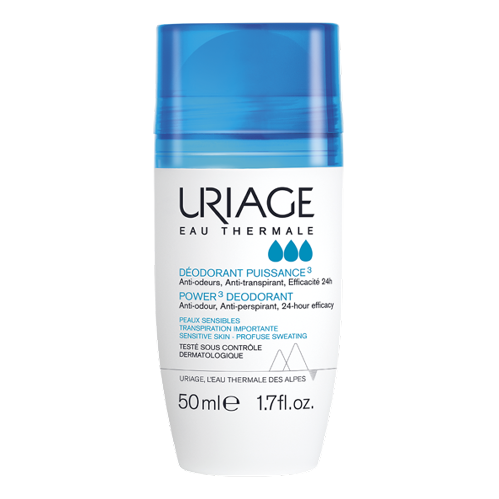 URIAGE DEO PUISSANCE 3 ROLL-ON EAU THERMALE 50ML