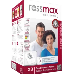 ROSSMAX TENSIOMETRE ELECTRONIQUE MOYEN ECRAN X3 +ADAPTATEUR GRATUIT