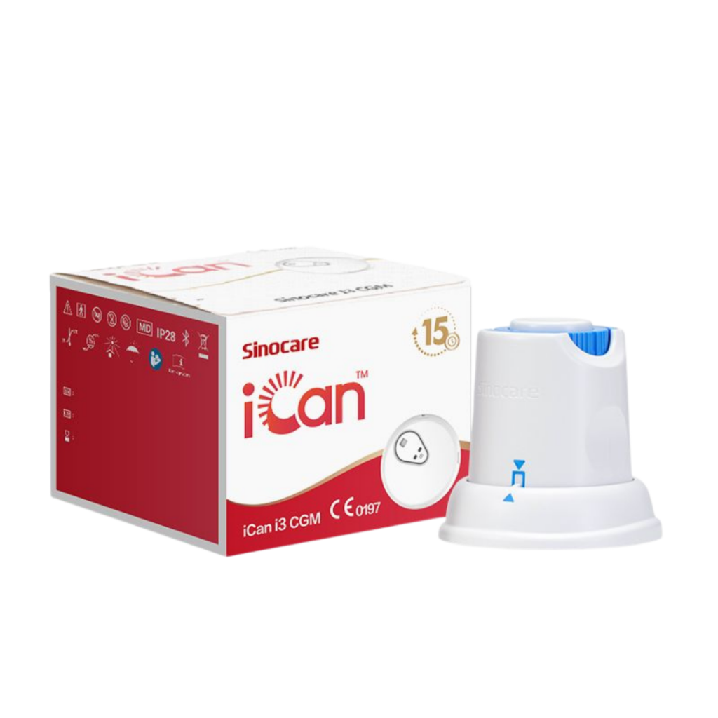MONITEUR DE GLUCOSE CONTINU SINOCARE iCan i3 - SUIVI GLYCÉMIE 15 JOURS