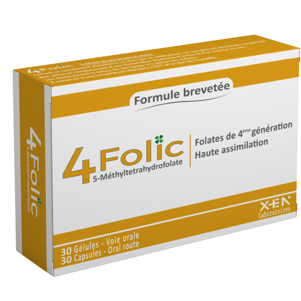 4 Folic 30 comprimés vitamine B9 Quatrefolic - Tunisie