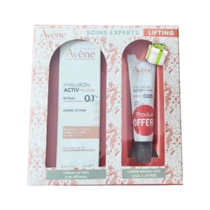 AVENE COFFRET HYALURON ACTIV RETINAL 30ML + MICRO LIFT YEUX 15ML OFFERT